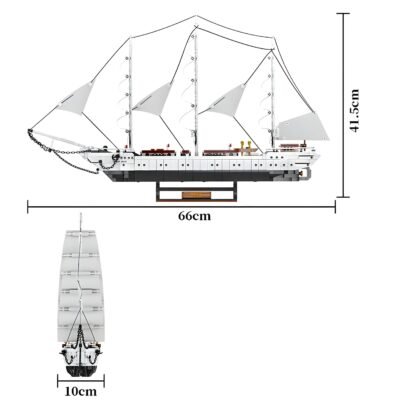 The White Swan Model Building Block Toys | 1762PCS - Image 8