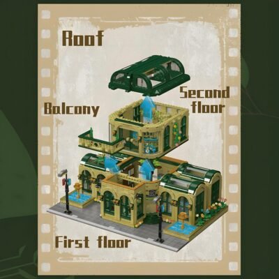 Enchanting Dome Botanical Gardens Building Blocks | 3382PCS Nature-Inspired Architecture Model - Image 6