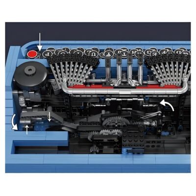Incredible Retro Typewriter Building Blocks | 2138PCS Fully Functional Vintage Mechanical Kit - Image 3