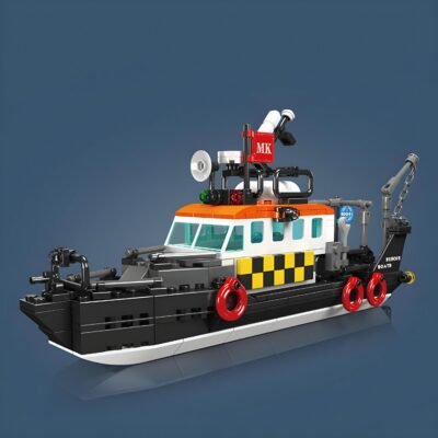 Rescue Boat Model Building Block Toys | 366PCS - Image 2