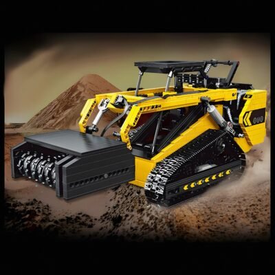 Remote Controlled Compact Track Loader Model Building Block Toys | 1800PCS - Image 4
