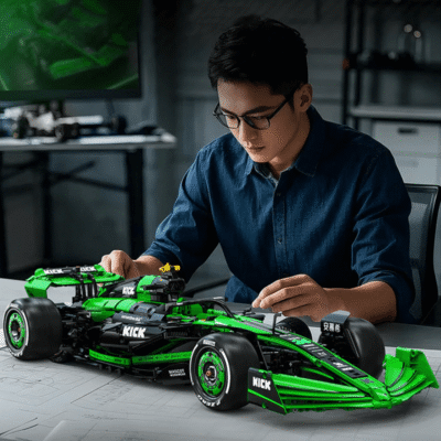 The Ultimate Kick Sauber F1 Team Car  2552Pcs  F1 Model Car Kit Building ModelCars Building Block Toys - Image 7