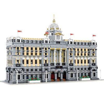 10424PCS Mega Bank Architecture Building Block Toy Set - Premium Collector Display Model