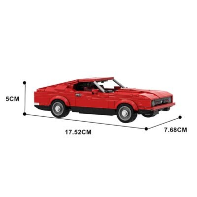 1970 American Muscle Model Building Block Toys | 360PCS - Image 3