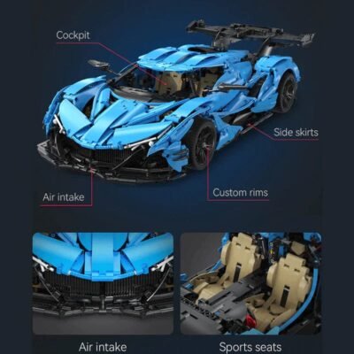Apollo Intensa Emozione ModelCars Building Block Toys | 3864PCS - Image 14