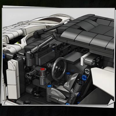 Remote Controlled Jesko ModelCars Building Block Toys | 1114PCS - Image 4