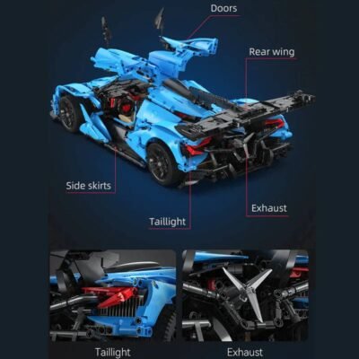 Apollo Intensa Emozione ModelCars Building Block Toys | 3864PCS - Image 15