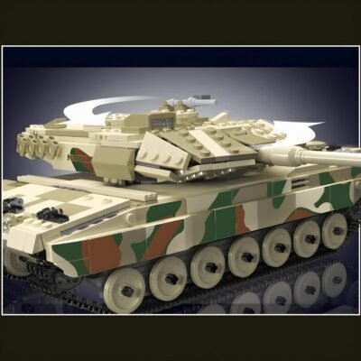 Remote Controlled Leopard Tank Model Building Block Toys | 1092PCS - Image 3