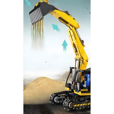 Remote Controlled Digger Model Building Block Toys | 1830PCS - Image 2