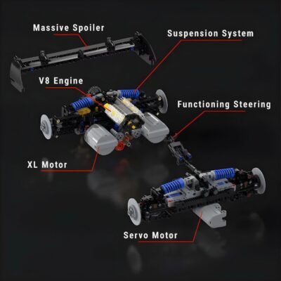 Collector'S 24H Endurance Car ModelCars Building Block Toys | 2980PCS - Image 4