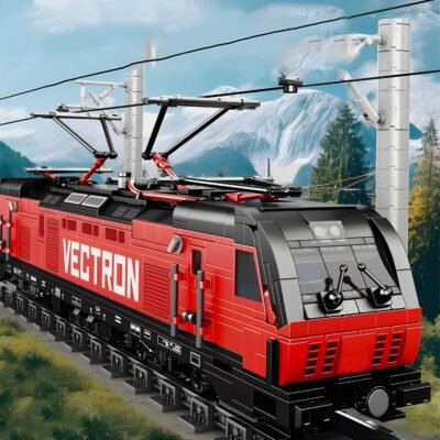 Vectron Electric Locomotive Model Building Block Toys | 1888PCS - Image 2