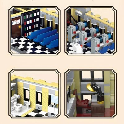 Mega Bank Building Blocks | 10424PCS Premium Architecture Model Kit for Expert Collectors - Image 3