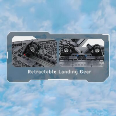 H-20 Long Range Bomber Model Building Block Toys | 1380PCS - Image 4