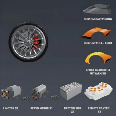 The Ultimate British Hypercar ModelCars Building Block Toys | 2136PCS - Image 4