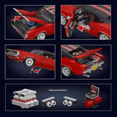 Charger Legacy ModelCars Building Block Toys | 1869PCS - Image 4