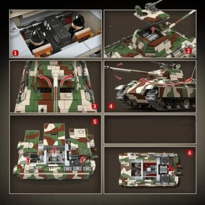 Panther Tank Model Building Block Toys | 2135PCS - Image 2