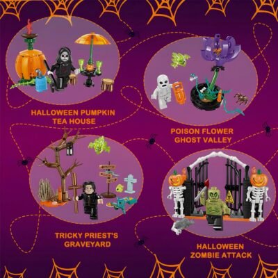 Midnight Monsters Bundle Model Building Block Toys | 412PCS - Image 3