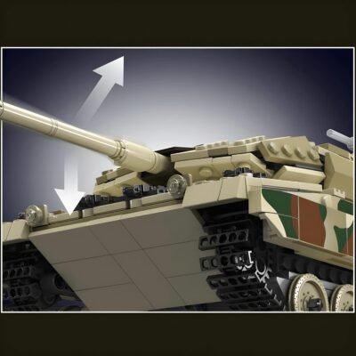 Remote Controlled Leopard Tank Model Building Block Toys | 1092PCS - Image 4