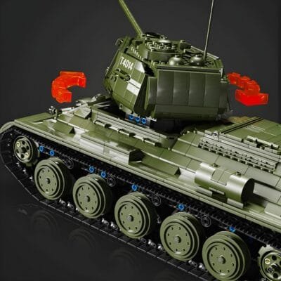 Remote Controlled T34 Tank Model Building Block Toys | 2052PCS - Image 3