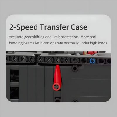 Red Edition Remote Controlled Crane Model Building Block Toys | 9178PCS - Image 5