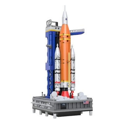 2C1607BB-826F-413D-8FEA-2AD66BC5B6DE Sls Artemis Rocket Model Building Block Toys | 658PCS - Image 1