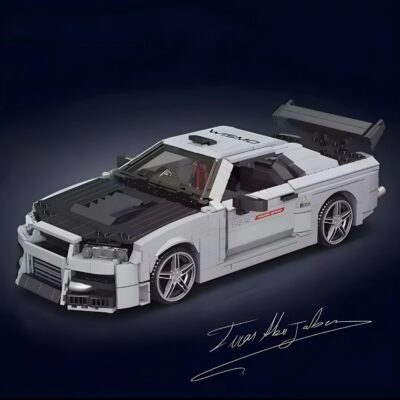 Skyline Gtr R34 ModelCars Building Block Toys | 1472PCS - Image 2