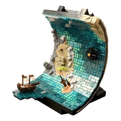 1271PCS Captivating Perpetual Sailing Sculpture Building Block Toy Set - Flexible Nautical Model Kit 1271PCS Captivating Perpetual Sailing Sculpture Building Block Toy Set - Flexible Nautical Model Kit
