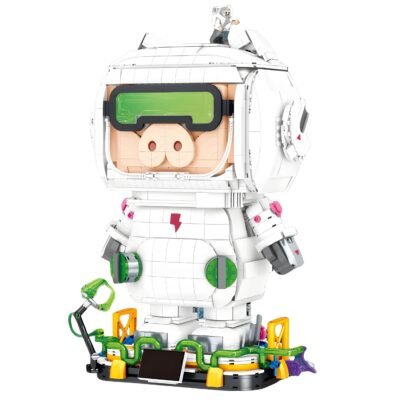 2FAD6DB9-87BE-4042-A25E-428B03273108 Space Piglet Model Building Block Toys | 2084PCS - Image 1