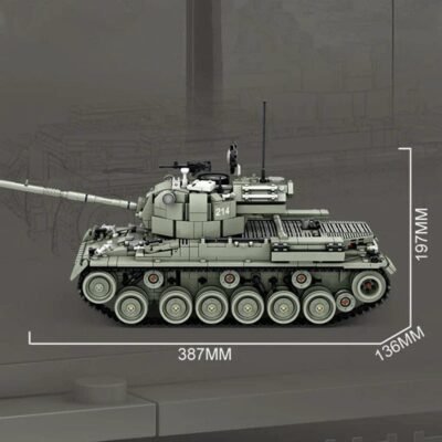 M47 Patton Tank Model Building Block Toys | 1448PCS - Image 5