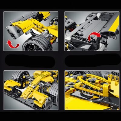 Single Seater Race Car ModelCars Building Block Toys | 1084PCS - Image 4