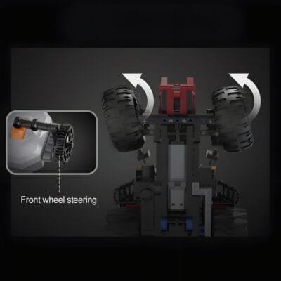 Remote Controlled Plowing Tractor Model Building Block Toys | 1676PCS - Image 4