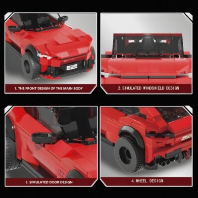Italian Suv Model Building Block Toys | 452PCS - Image 2