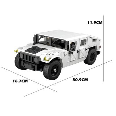 Remote Controlled H1 Humvee Model Building Block Toys | 1382PCS - Image 8