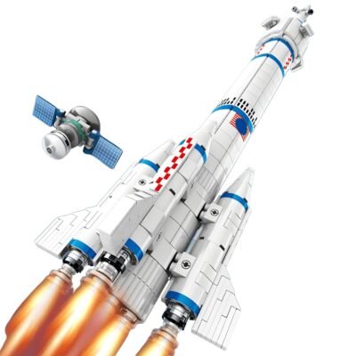 Long March 2F Launch Vehicle Model Building Block Toys | 904PCS - Image 2