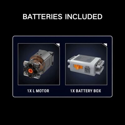 Motorised German V8 Engine With Gearbox ModelCars Building Block Toys | 1168PCS - Image 6