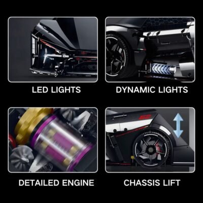 The Ultimate Italian Concept ModelCars Building Block Toys | 2884PCS - Image 5