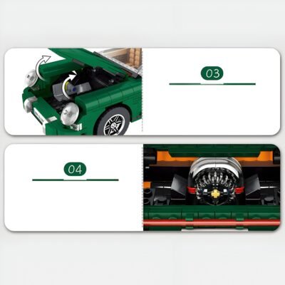 Classic German Coupe ModelCars Building Block Toys | 896PCS - Image 3