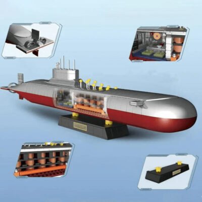 Type 9411 Nuclear Submarine Model Building Block Toys | 1104PCS - Image 4