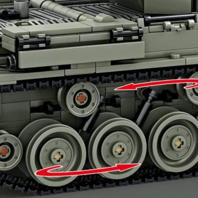 M47 Patton Tank Model Building Block Toys | 1448PCS - Image 2