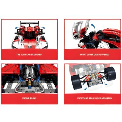 2023 24H Hypercar ModelCars Building Block Toys | 3459PCS - Image 6
