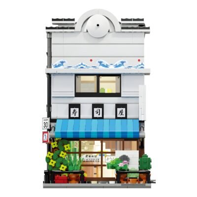 Charming Japanese Sushi Shop Model Building Block Set | 1664PCS - Image 2