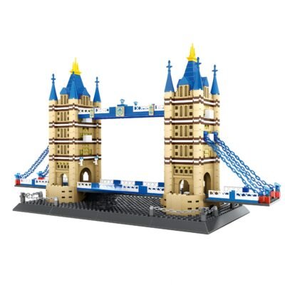 970PCS Iconic Tower Bridge Building Block Toy Set - Architecture Model for Collectors