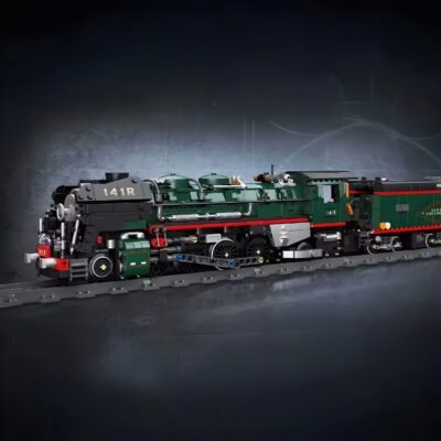 The 141 R French Steam Locomotive Model Building Block Toys | 1782PCS - Image 2
