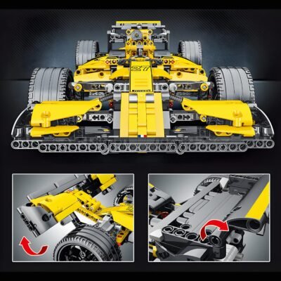 Single Seater Race Car ModelCars Building Block Toys | 1084PCS - Image 3