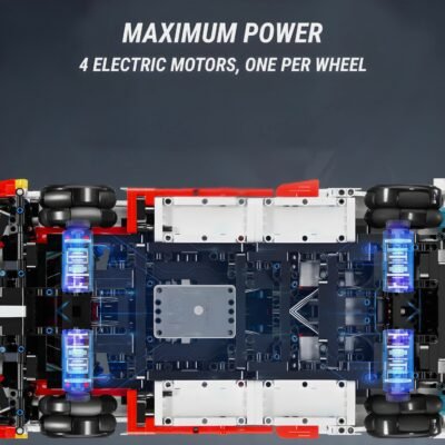 Drifting "Intense Emotion" Hypercar ModelCars Building Block Toys | 2731PCS - Image 5