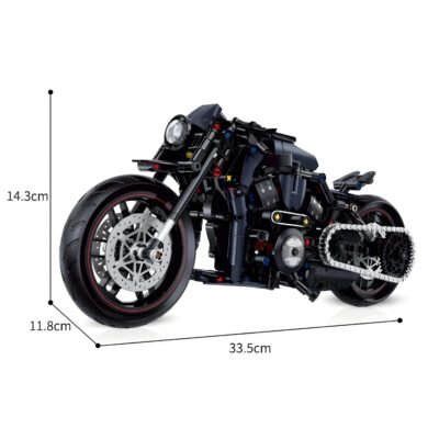 Chopper Bike Model Building Block Toys | 624PCS - Image 6