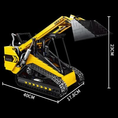 Remote Controlled Compact Track Loader Model Building Block Toys | 1800PCS - Image 10