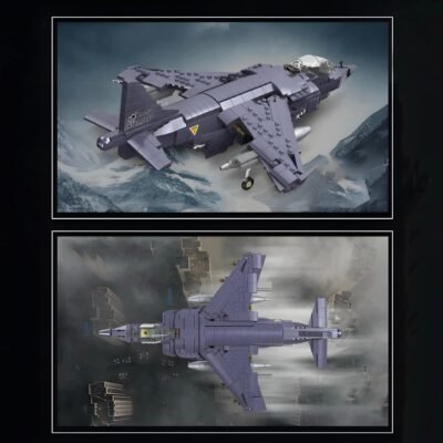 Av-8 Sea Harrier Aircraft Model Building Block Toys | 805PCS - Image 4