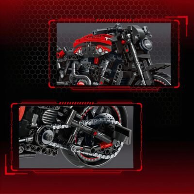 Modern Cruiser Bike ModelCars Building Block Toys | 826PCS - Image 5