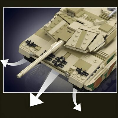 Remote Controlled Leopard Tank Model Building Block Toys | 1092PCS - Image 5